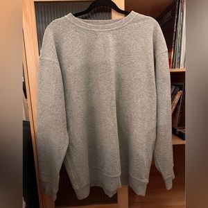 Lululemon grey waffle sweater